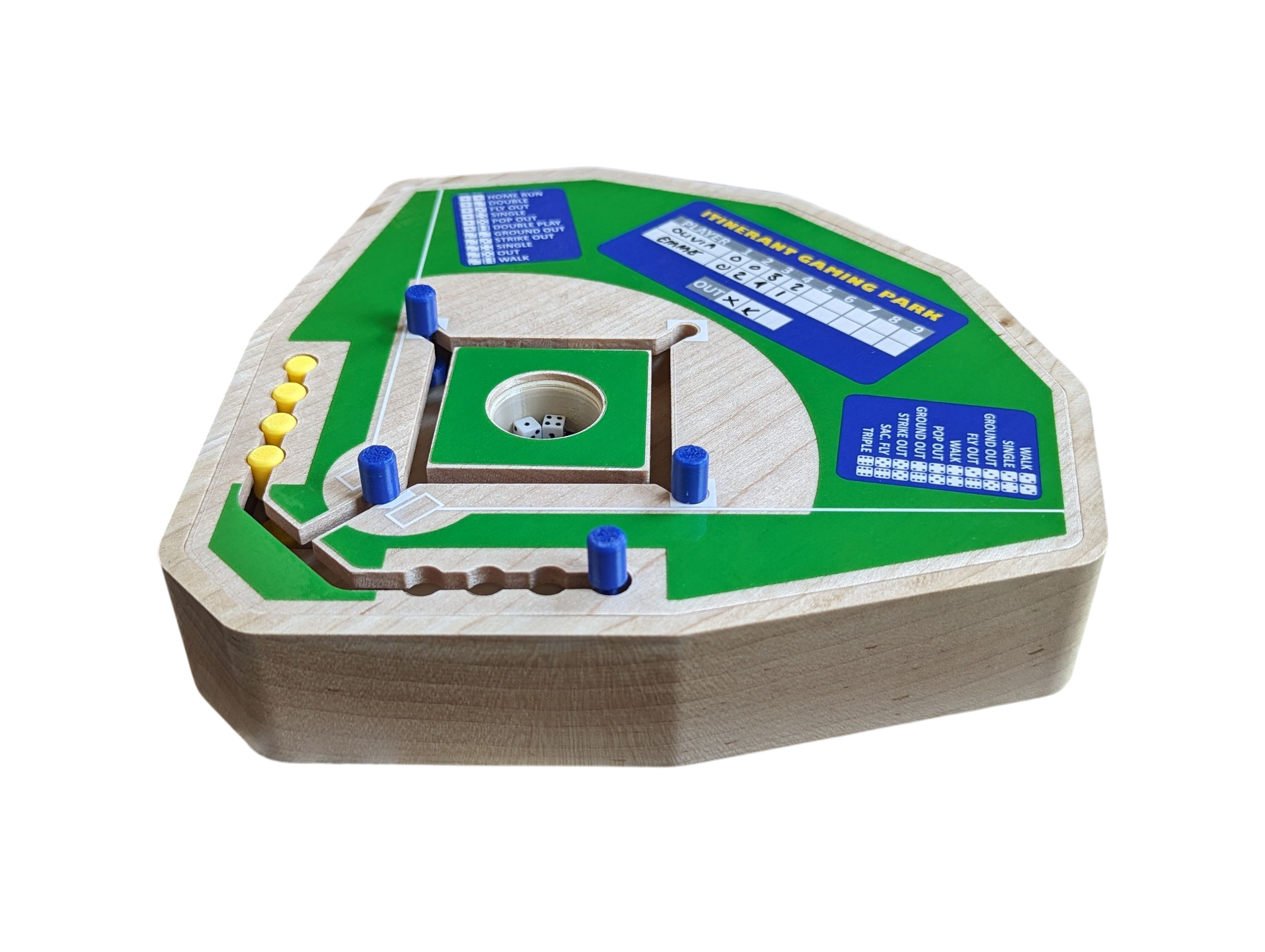 Score & Store- Baseball Game, Colored In-field