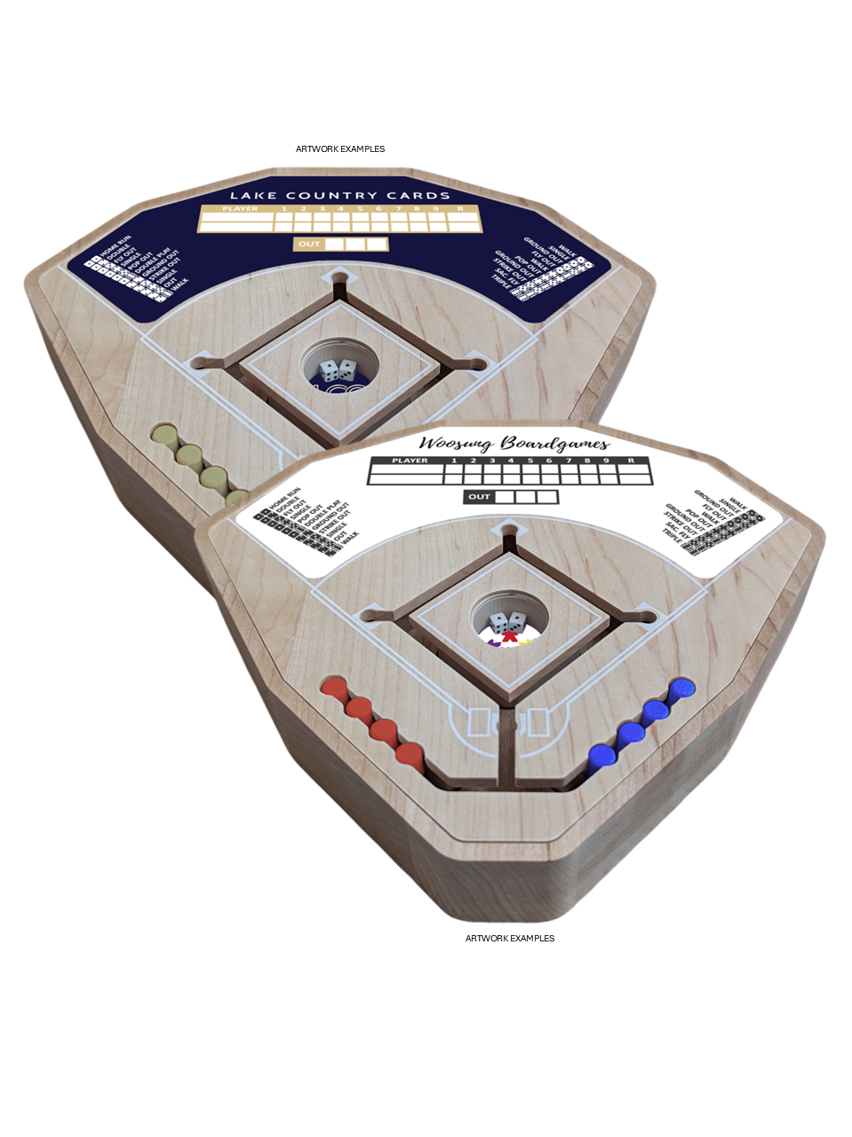 Score & Store- Baseball Game, Custom Artwork